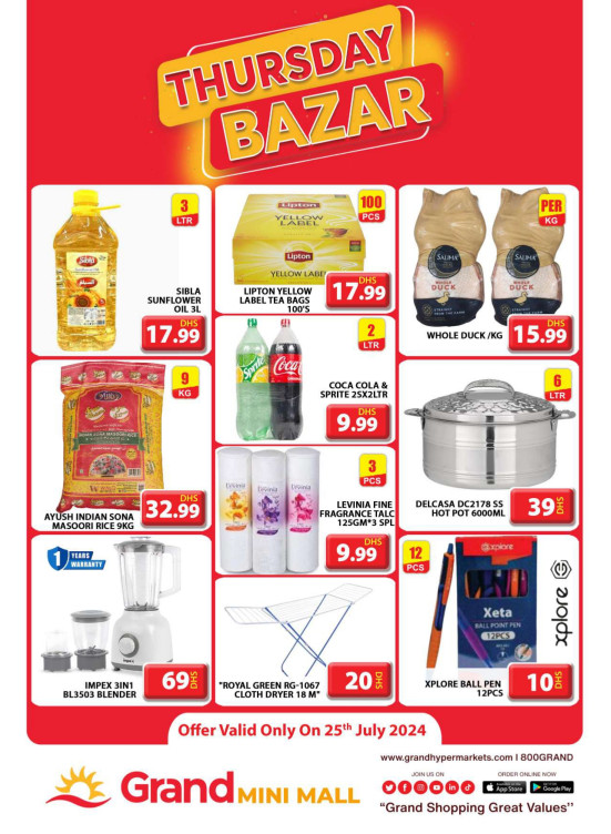 Thursday Bazar - Grand Mini Mall