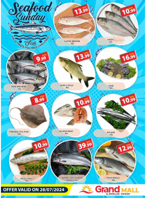 Seafood Sunday - Grand Mall Sharjah