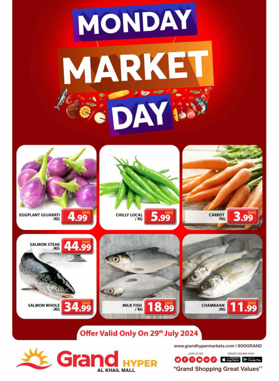 Monday Market Day - Grand Hyper Al Khail Mall
