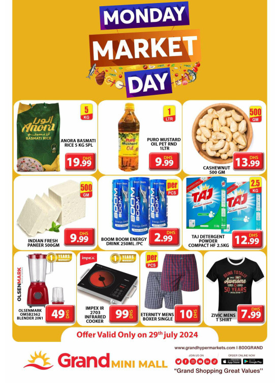 Monday Market Day - Grand Mini Mall