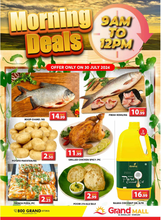 Morning Deals - Grand Mall Sharjah