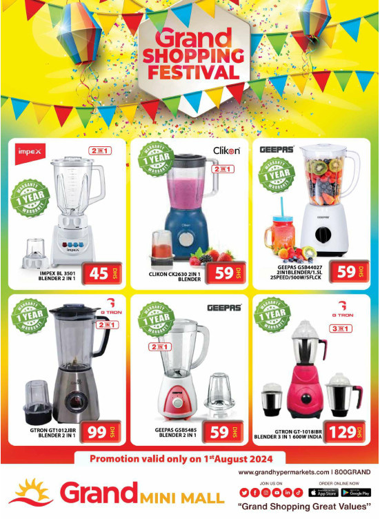 Grand Shopping Festival - Grand Mini Mall