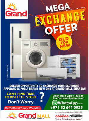 Mega Exchange Offer - Grand Mall Sharjah