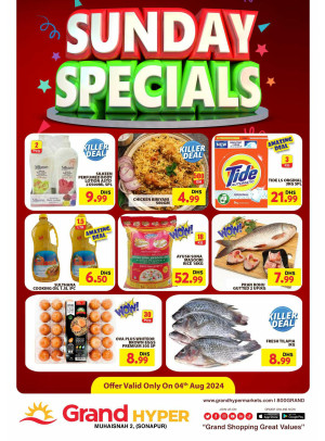 Sunday Specials - Grand Hyper Muhaisnah
