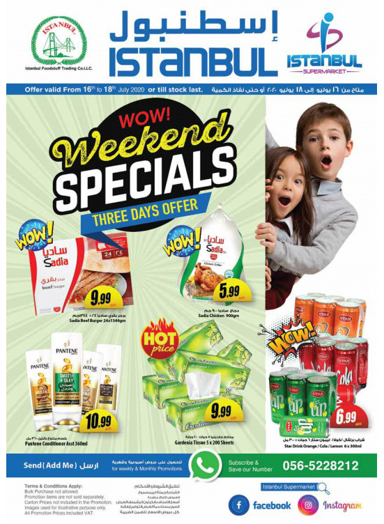 Weekend Specials