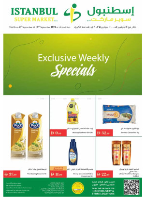 Exclusive Weekly Specials