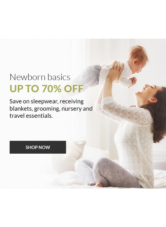 Up To 70% Off on Newborn Basics