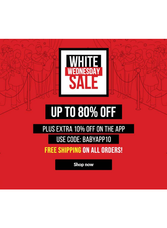 White Wednesday Sale - Up To 80% Off