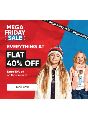 Mega Friday Sale - Flat 40% Off