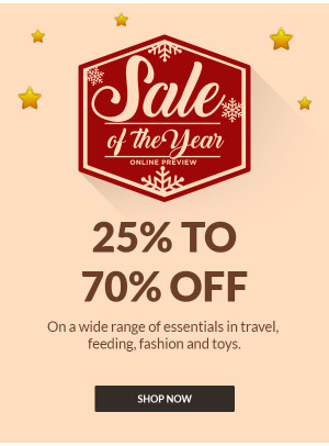 تخفيضات العام المميز 25 - 70%