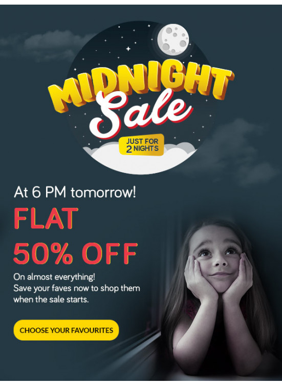 تخفيضات منتصف الليل