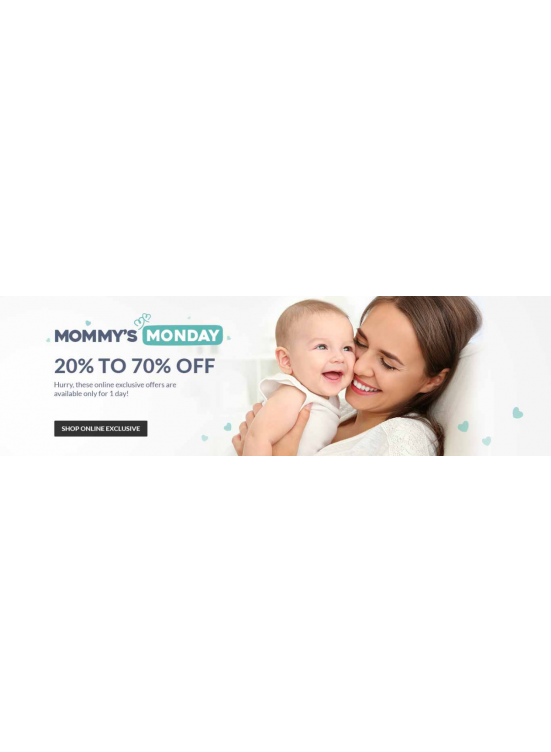 Mommy's Monday - 20 To 70% Off