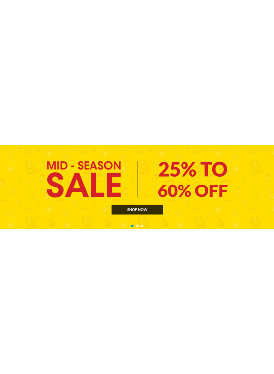 Mid-Season Sale 25% To 60%