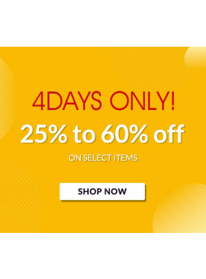 خصم 25% حتى 60%