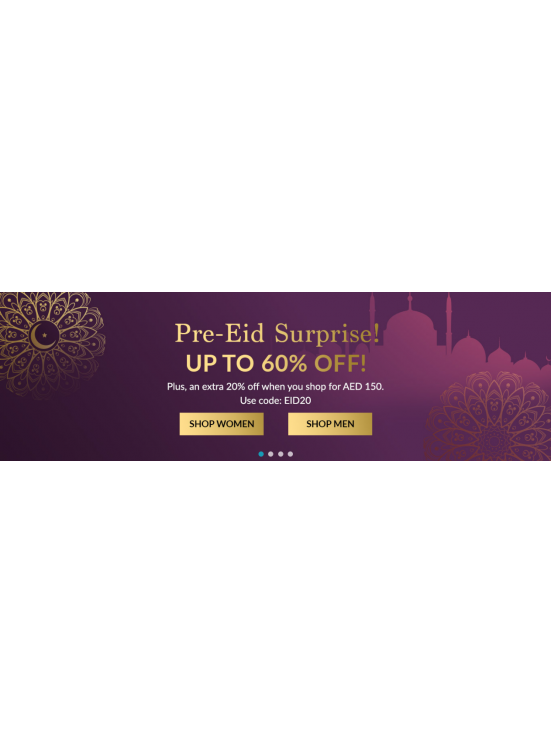 مفاجأة قبل العيد - خصم حتى 60%