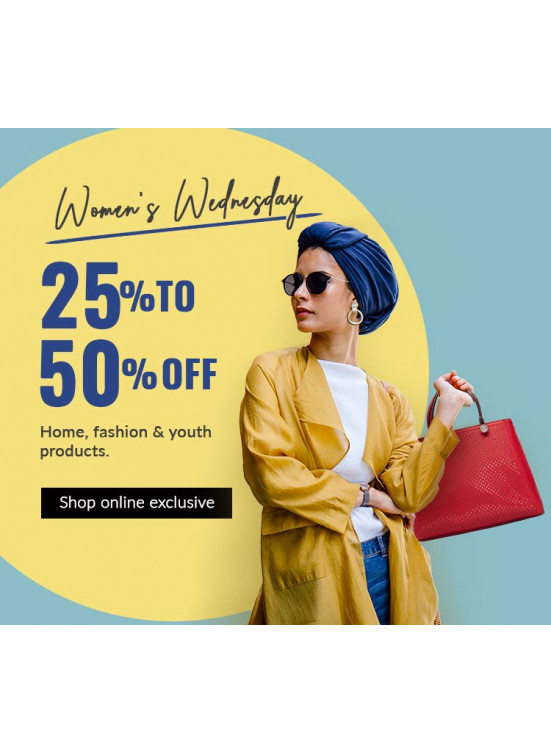 Women's Wednesday - 25% To 50% Off