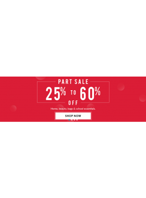 Part Sale 25% To 60%
