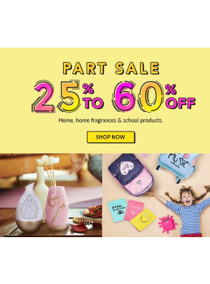Part Sale 25% To 60% Off