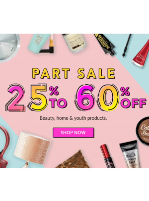 Part Sale 25% To 60%