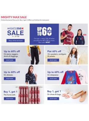 Mighty Max Sale