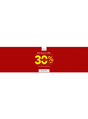 Mid Season Offer 30% Off