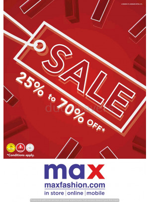 End of Season Sale 25% - 70% Off