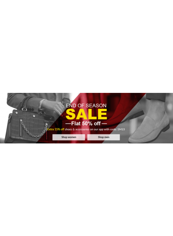End of Season Sale 50% Off