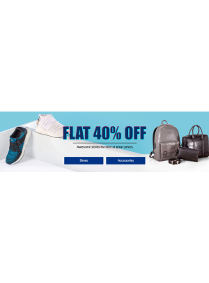 Flat 40% Off