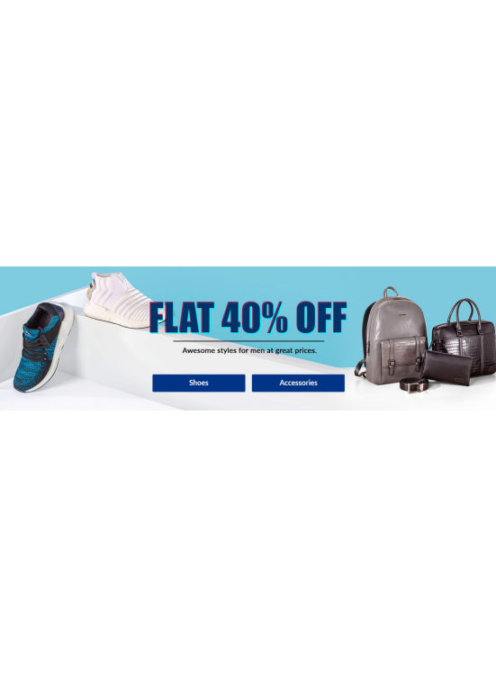 Flat 40% Off