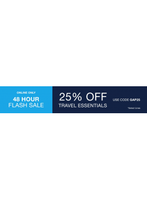 خصم 25% على لوازم السفر