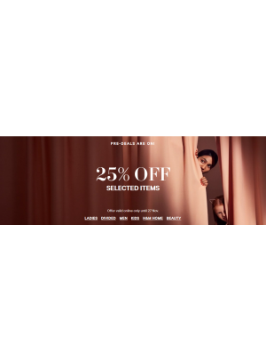 25% Off on Selected Items