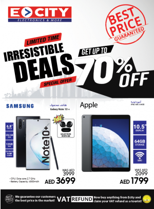 Irresistible Deals - Up To 70% Off
