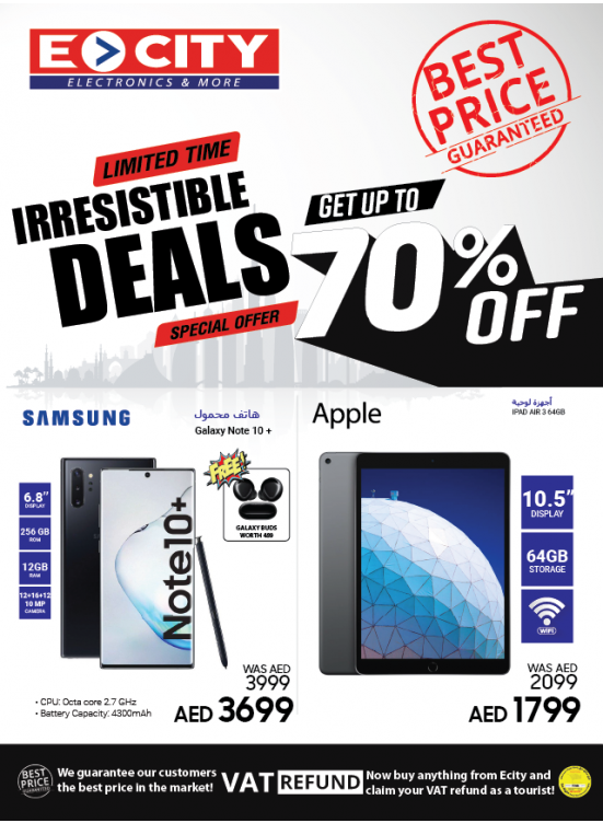 Irresistible Deals - Up To 70% Off