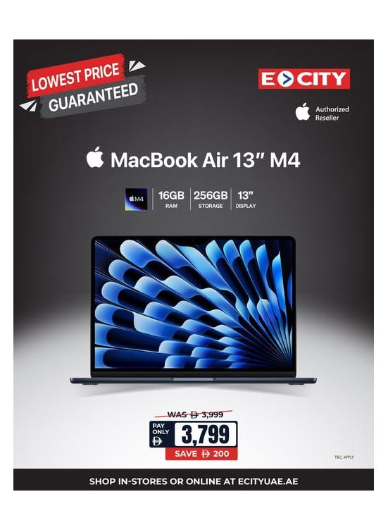 Lowest Prices On MacBook Air 13 M4
