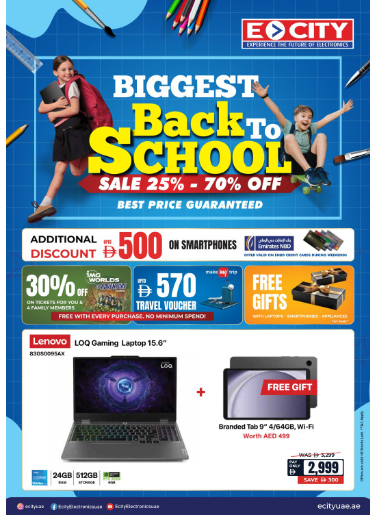 Biggest Back To School Sale