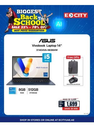 FREE ASUS Backpack & Mouse