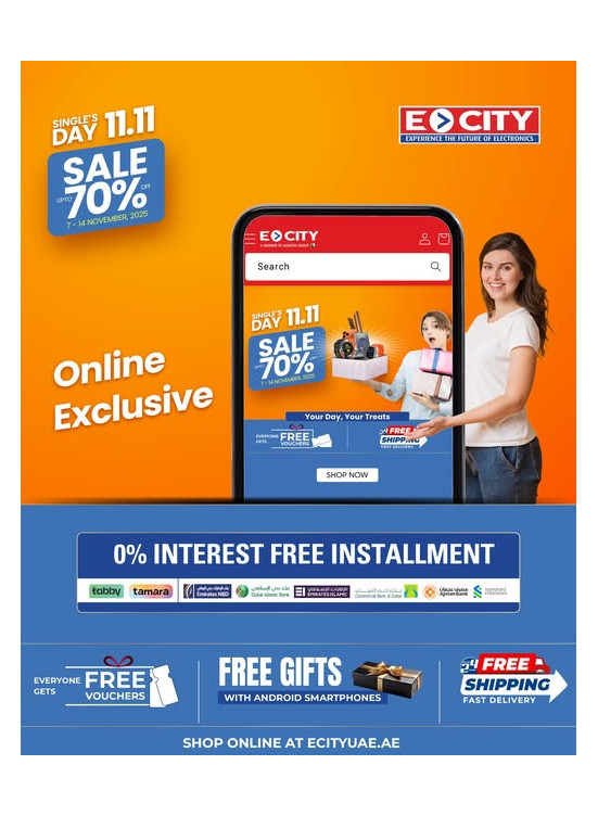Enjoy 0% Interest-Free Installments