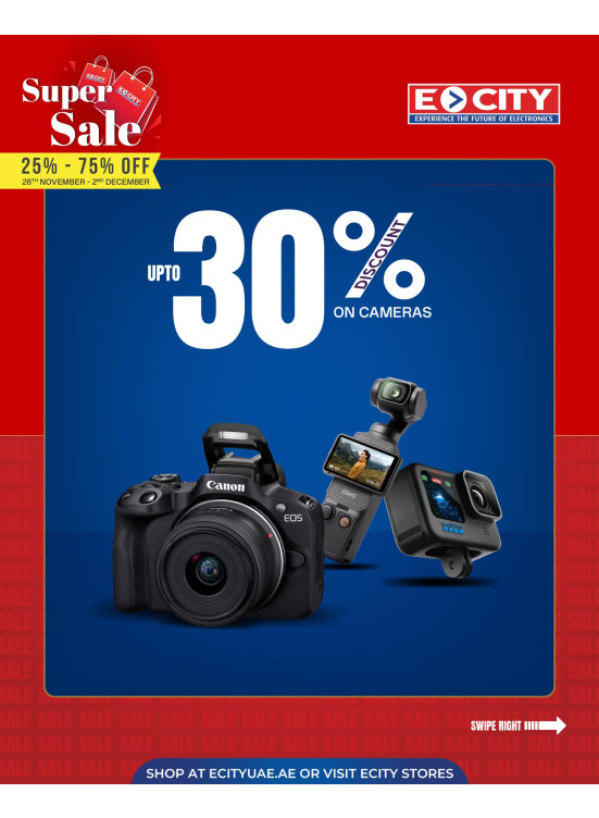Grab Cameras At Up To 30% OFF