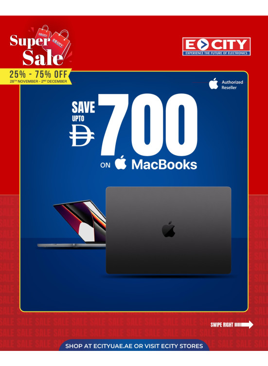 Save Up To AED 700 On MacBooks