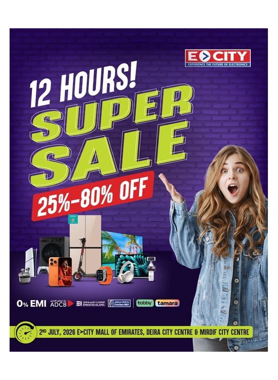 12 Hours Only Super Sale - Dubai