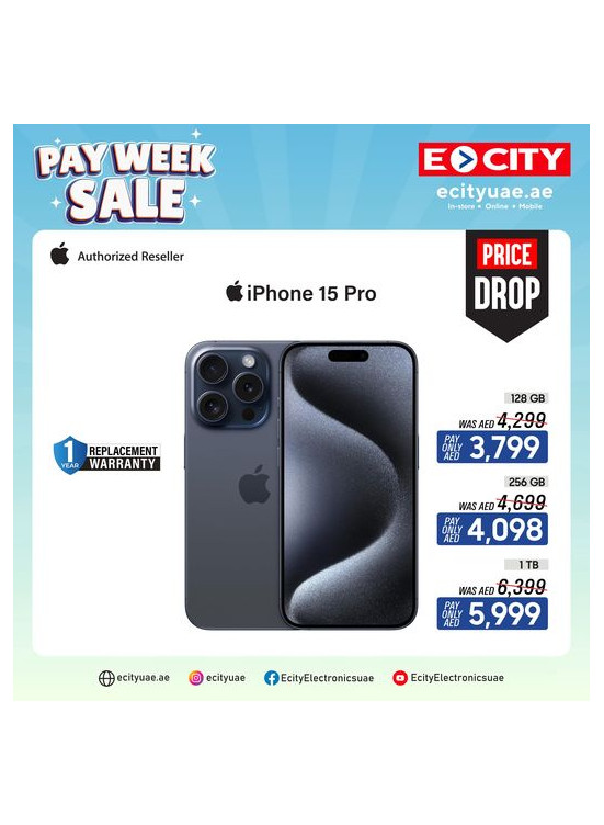Week Sales On iPhone 15 Pro