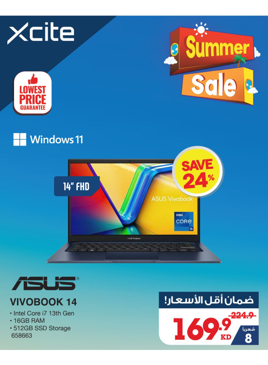 Summer Sale on  ASUS Laptops
