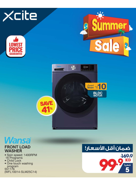 Summer Sale on Washers