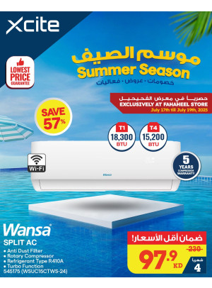 Summer Season Offers on  Air Conditioners - Fahaheel