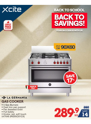 Back to school offers on cookers