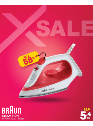X SALE On Steam Irons