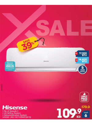 X SALE on Air Conditioner