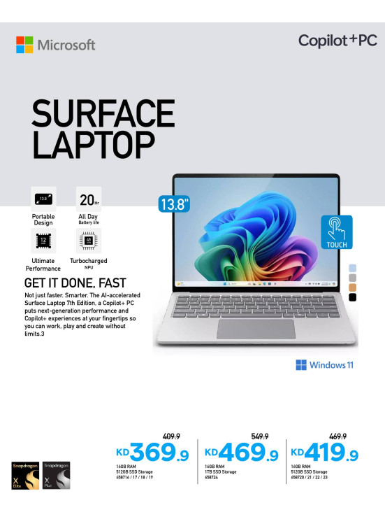 Available now - Surface Laptops