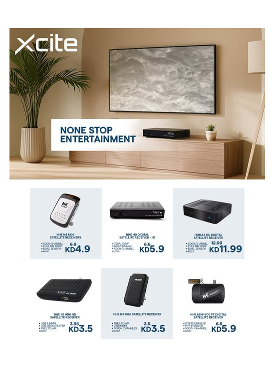 Available now - NHE receivers