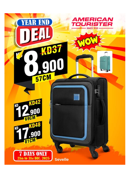 Year End Deal from American Tourister